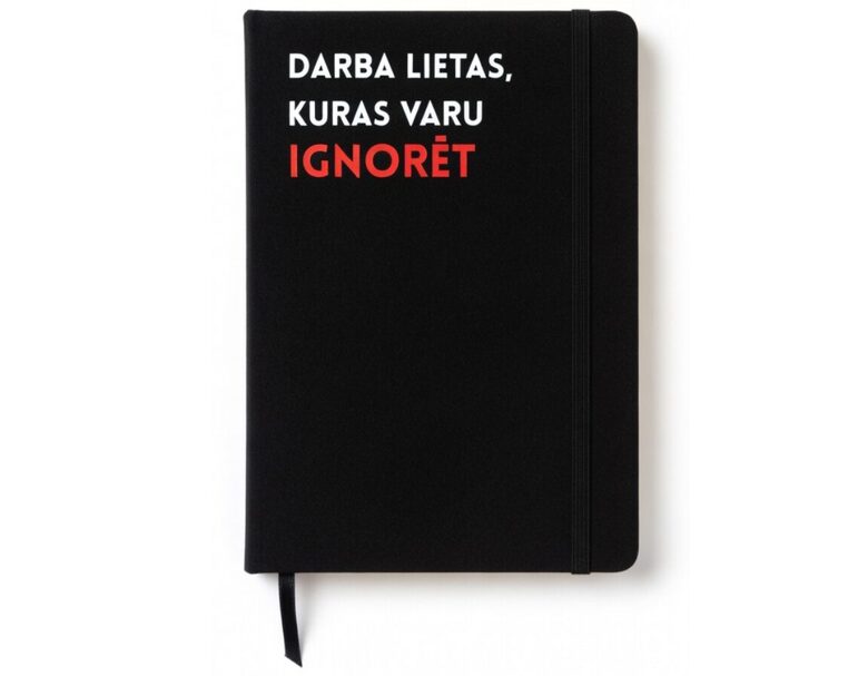 Klade A5 ar cieto vāku - ''Darba lietas, kuras varu IGNORĒT''