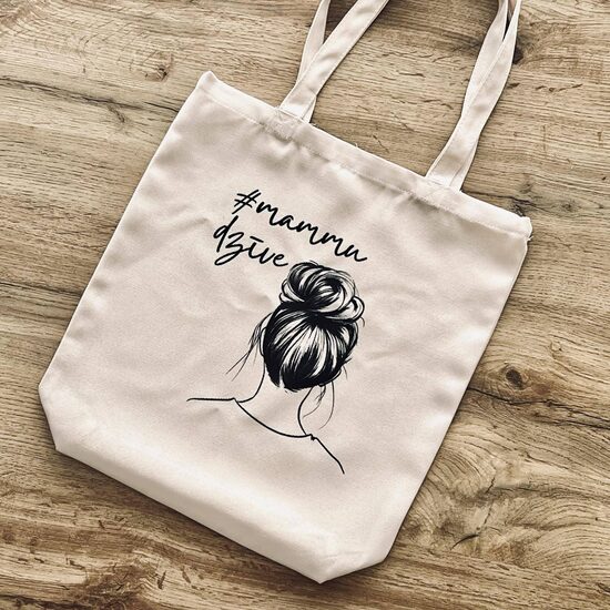 #mammudzīve auduma soma