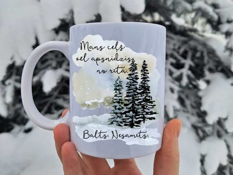 Mans ceļš vēl apsnidzis no rīta